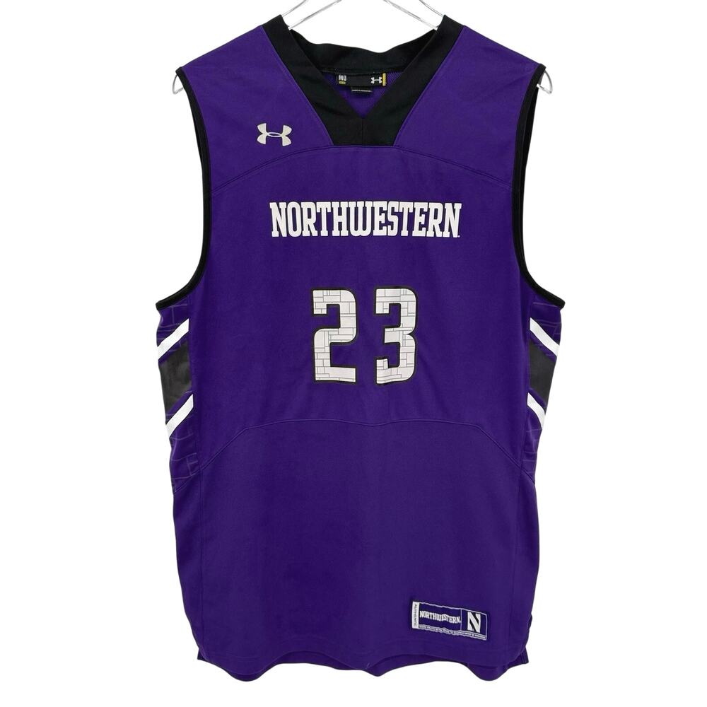Northwestern Wildcats Under Armour #23 Jersey Men's Medium Althetic Tank Top